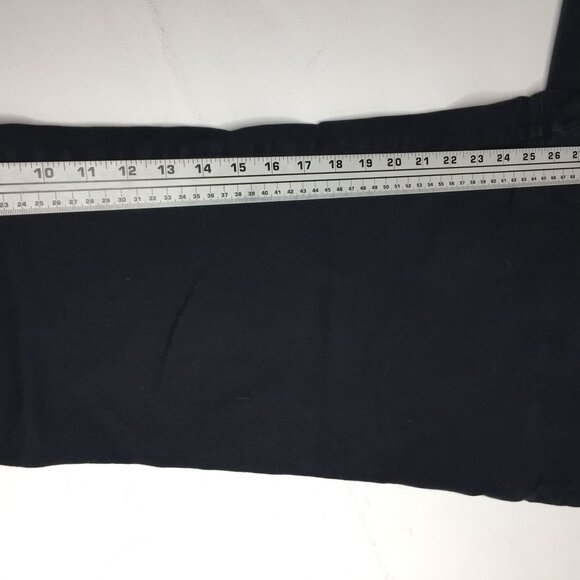 Avenue Jeans Womens Denim Legging Elastic Waist Black Straight Leg Size 20P - Picture 9 of 9